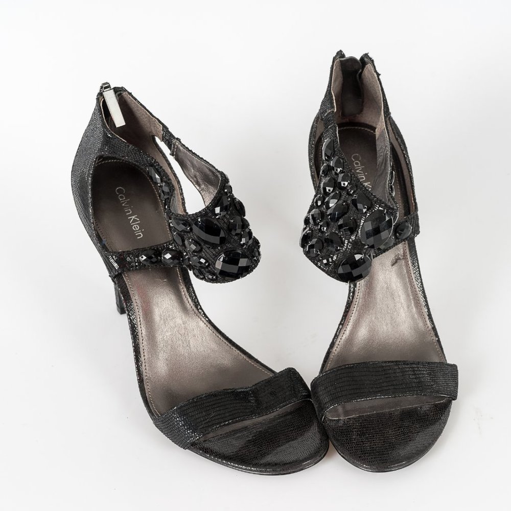 Calvin Klein jeweled heels - sz 10